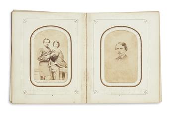 (SLAVERY AND ABOLITION.) Collection of cartes-de-visite photos including numerous African-Americans and abolitionists.